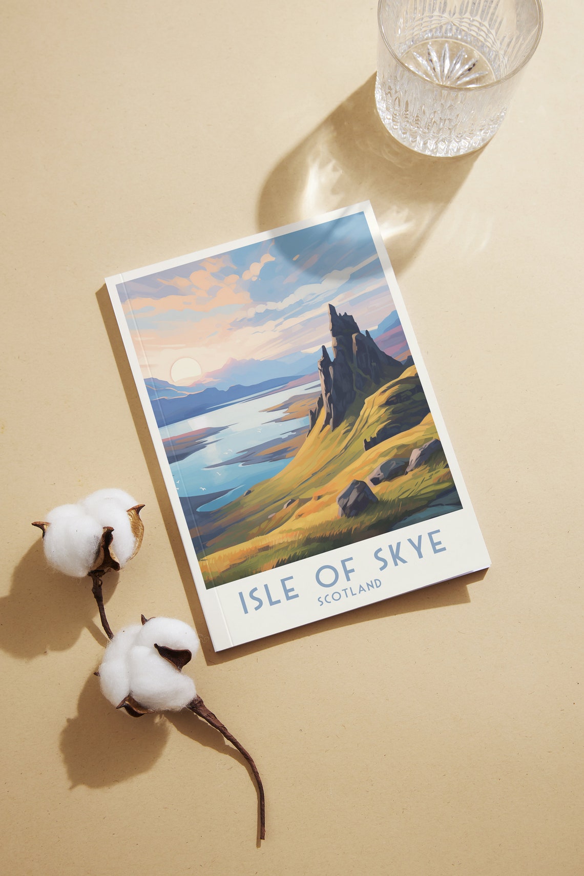 Isle of Skye Scotland Jagged Peaks Golden Autumn Coast Poster - Image 2