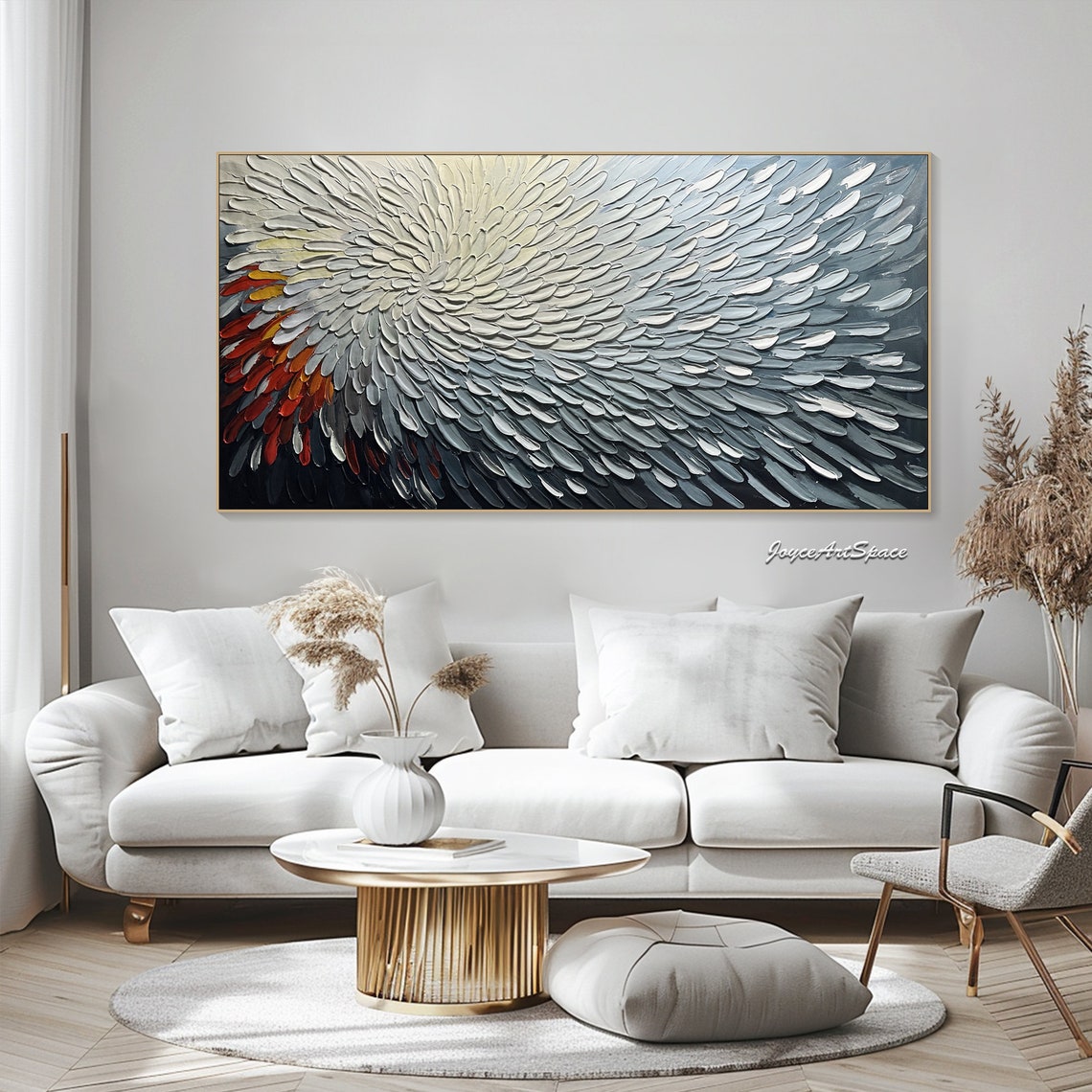 Painting On Handmade Abstract Landscape Art 3d Modern Decor Texture Painting Colorful Texture Wall Art Custom Hand Painted Wall Art - Image 4
