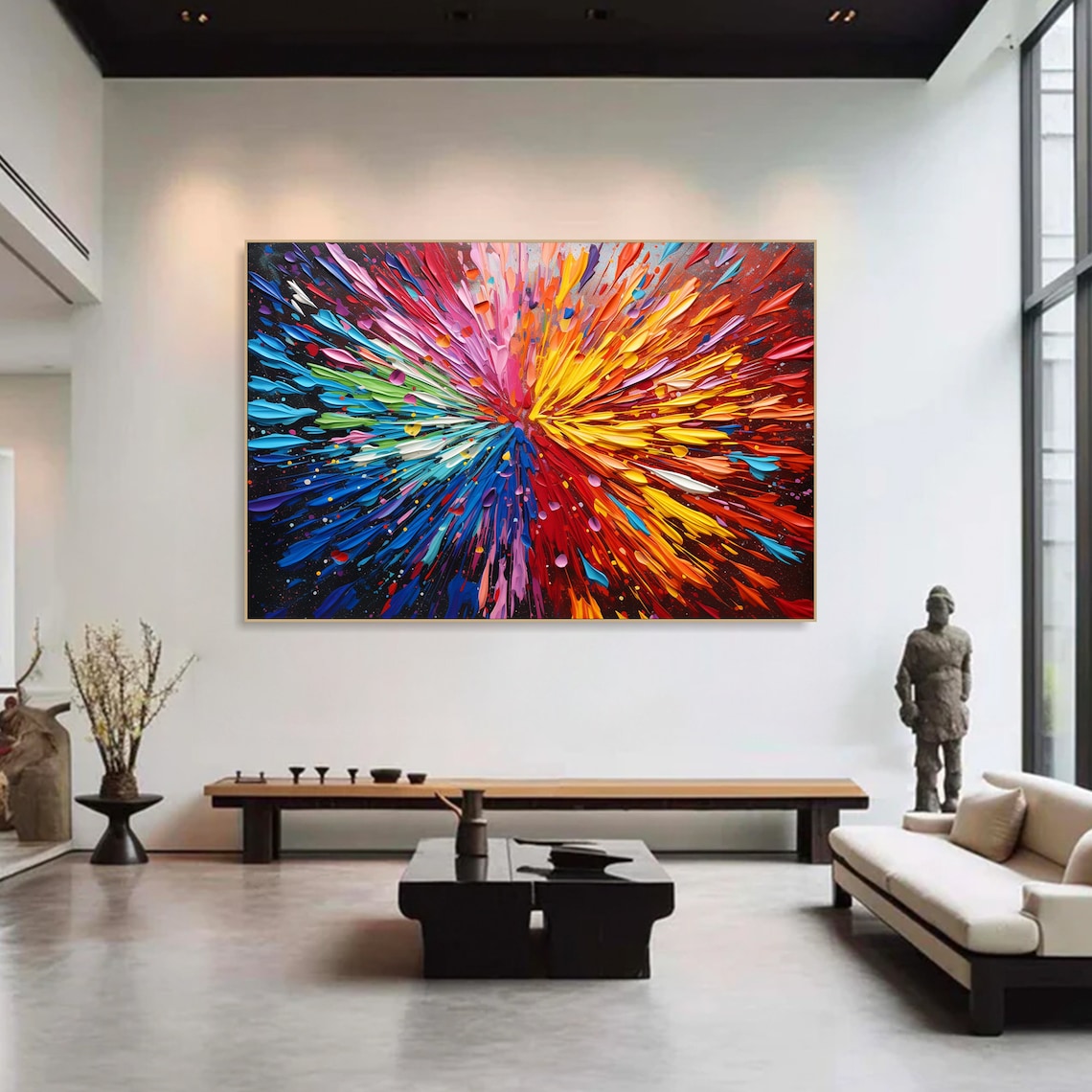 Colorful Abstract Modern Wall Art Print, Boho Style - Image 5