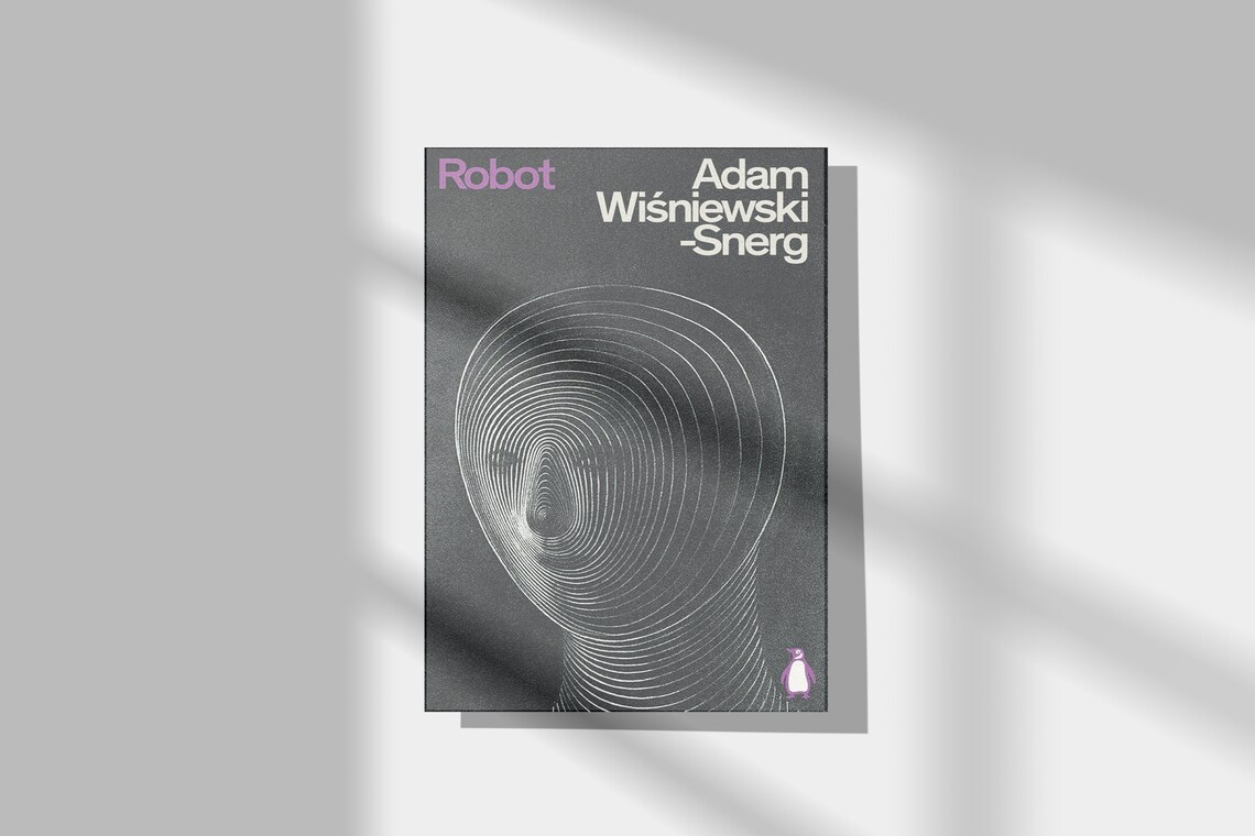Robot Adam Wisniewski Snerg Book Cover Op Art Science Poster - Image 2