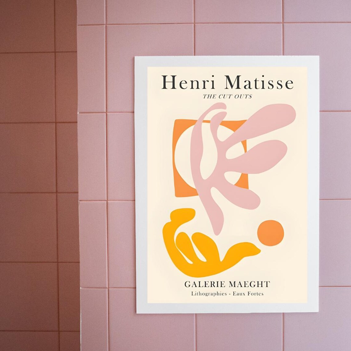 Henri Matisse The Cut Outs Galerie Maeght Exhibition Art Poster - Image 2