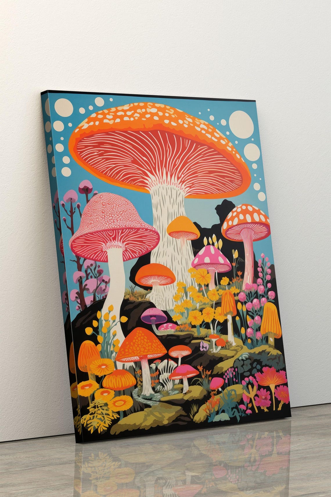 Psychedelic Mushroom Trippy Wall Art - Image 5