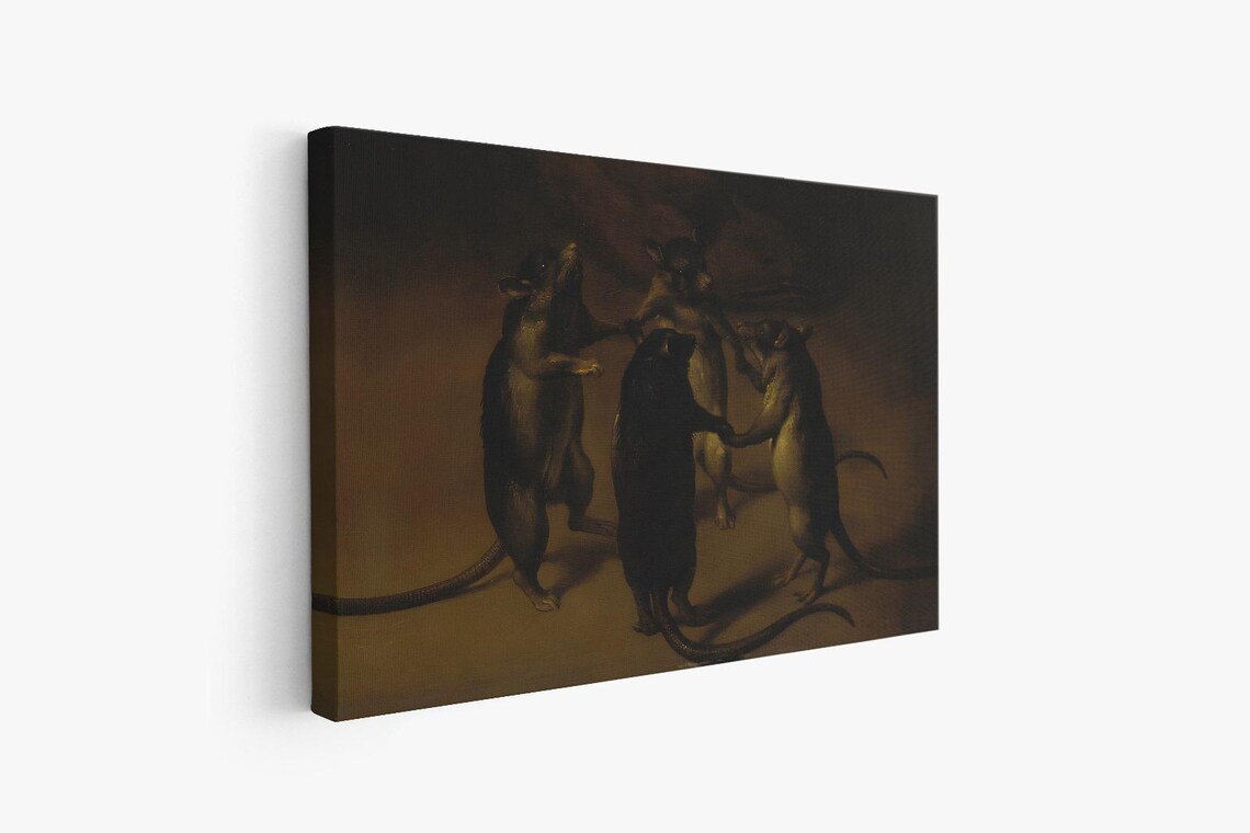 The Dance Of The Rats, Renaissance Animal Art Print - Image 4