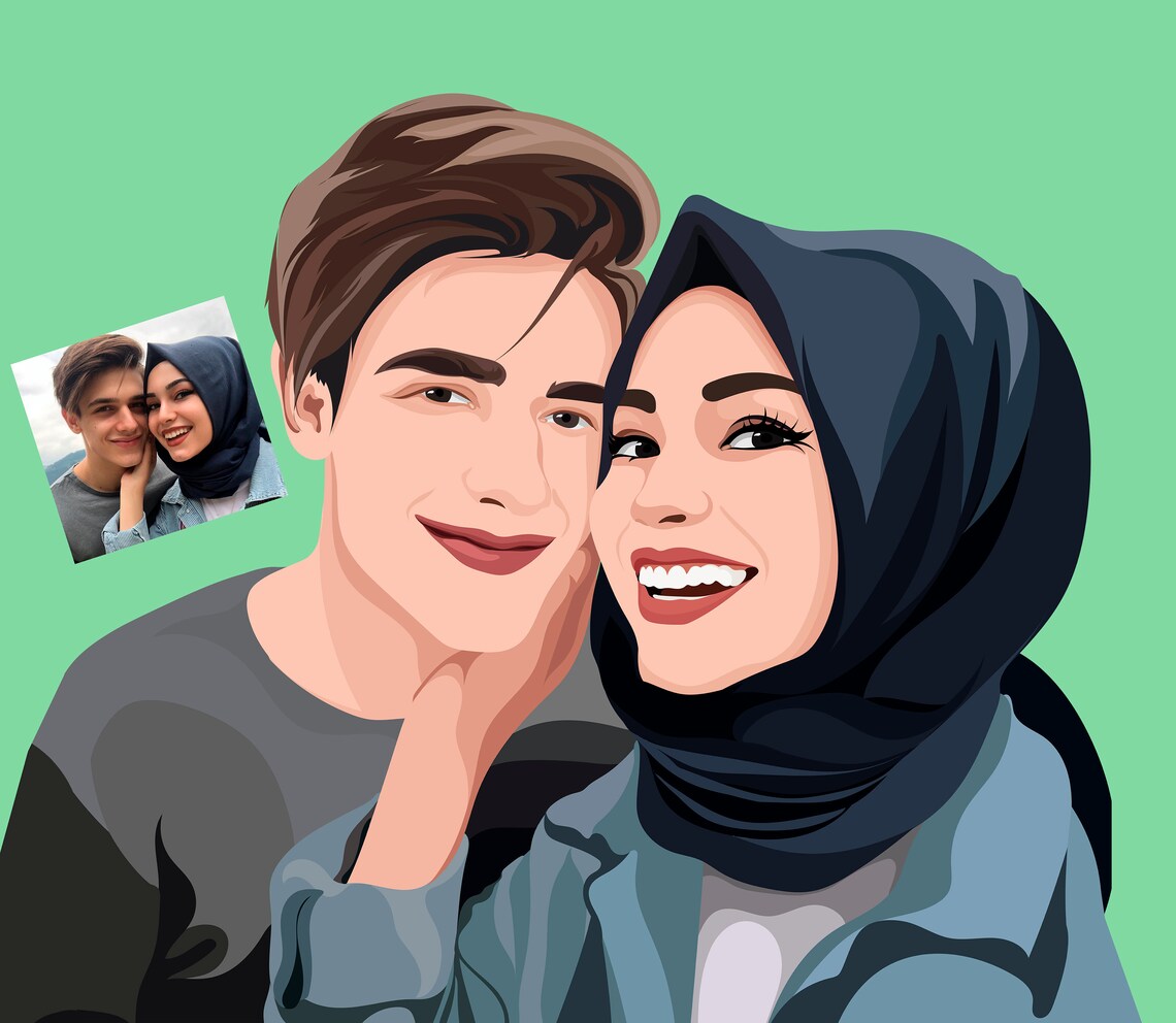 Custom Illustration Portrait From Photo, Pet Portrait - Image 5