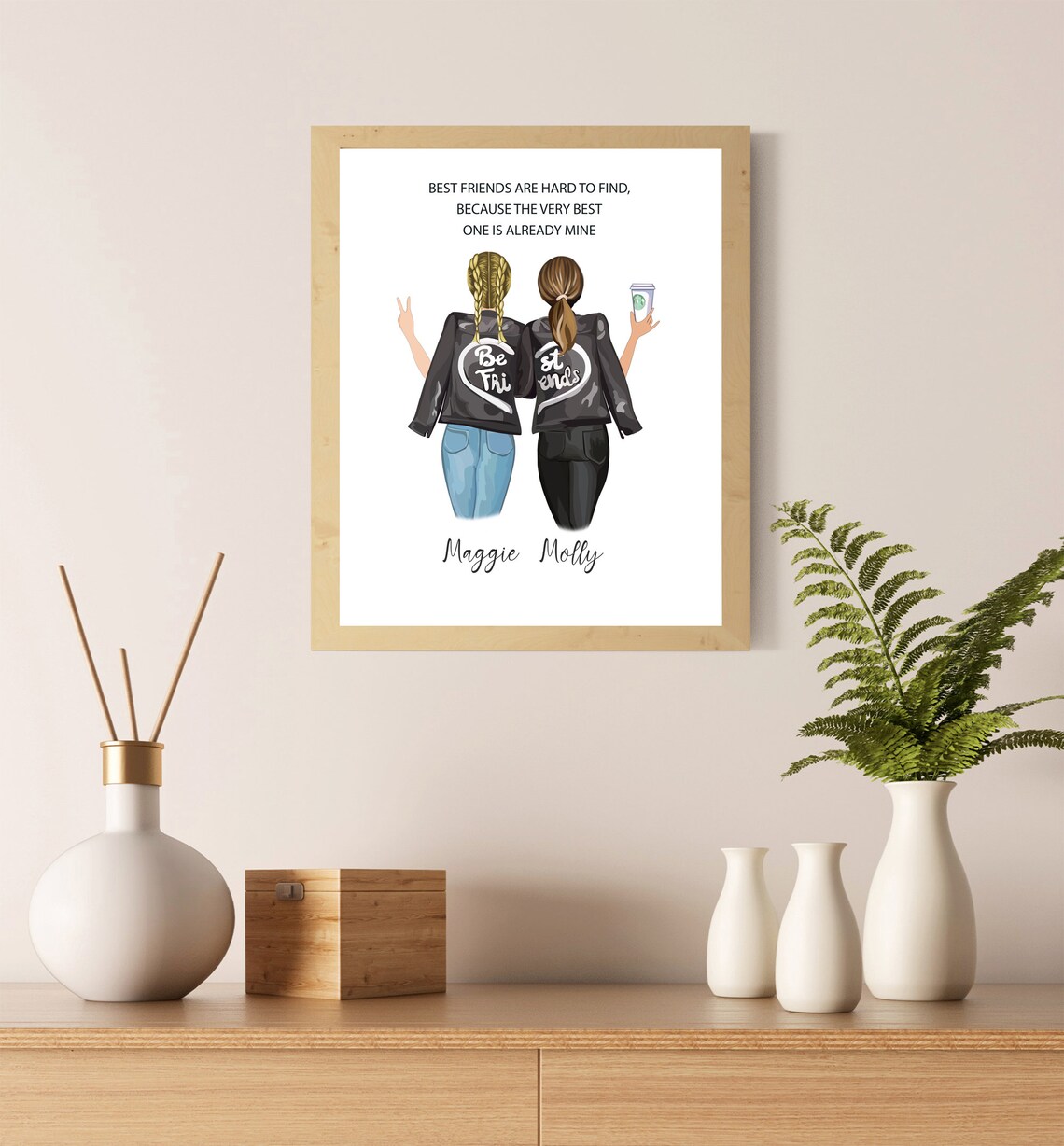 Friends Gift Idea Friends Poster With Quote Friendship Picture Best Friend Gift Ideas My Best Friend Gift Friendship Poster - Image 5