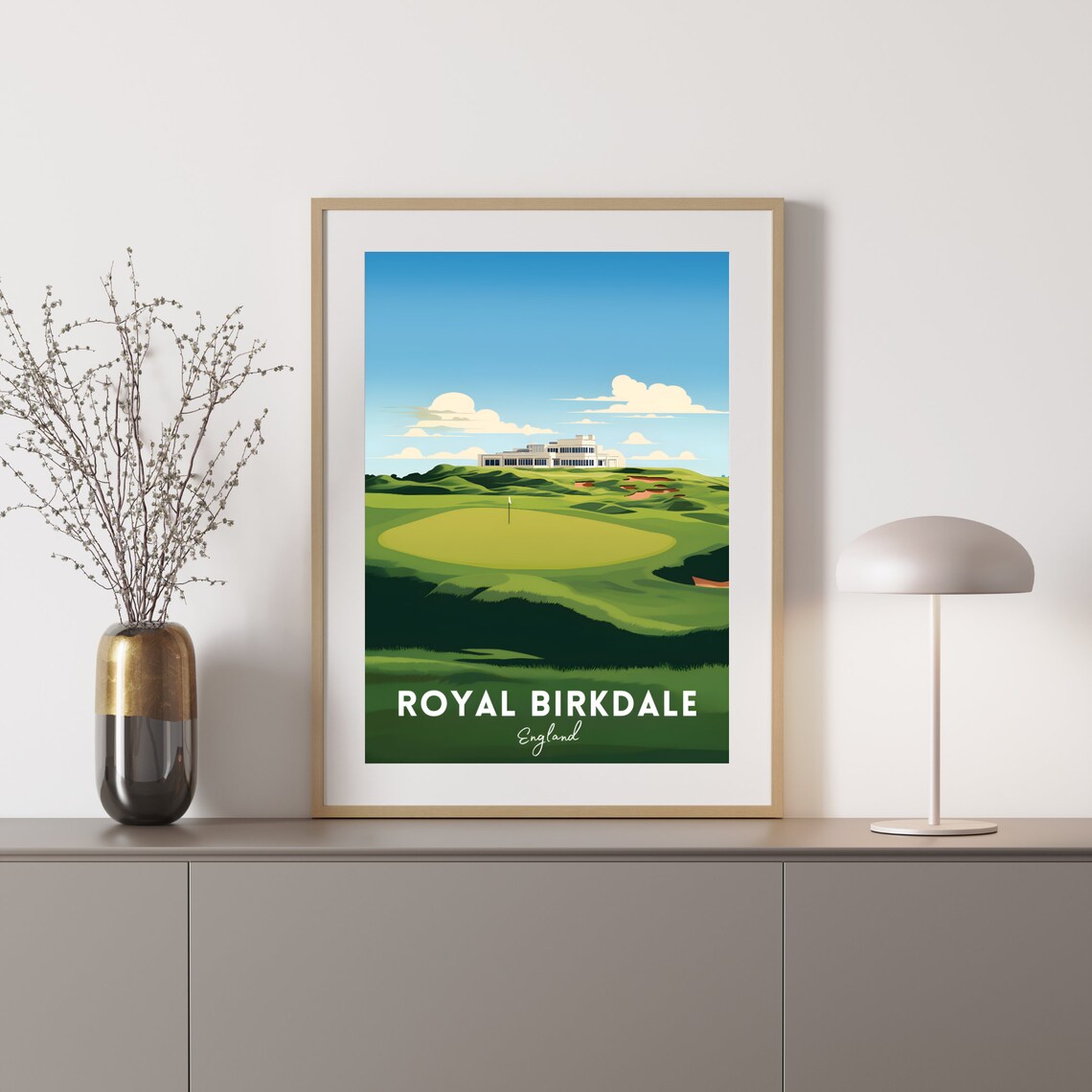 Royal Birkdale England Golf Poster, British Open - Image 2