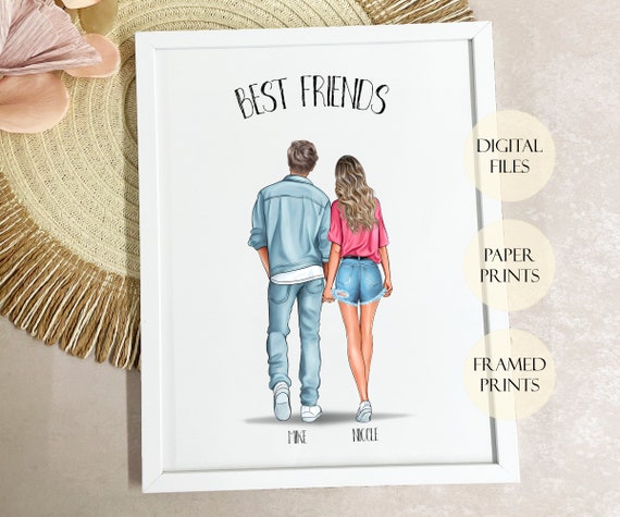 Birthday Gift For Man Gift Anniversary Gift Friendship Print Guy Gift Personalized Gift For Him Boyfriend Gift Best Friend Gift Male Gift
