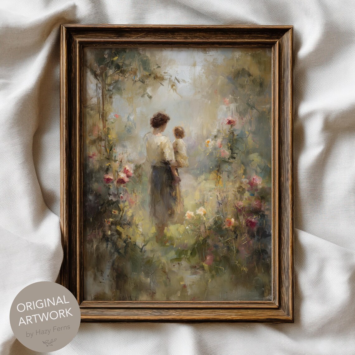 Mother With Child Impressionist Motherhood Art