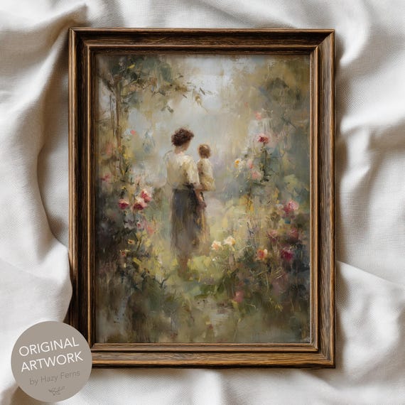 Mother With Child Impressionist Motherhood Art