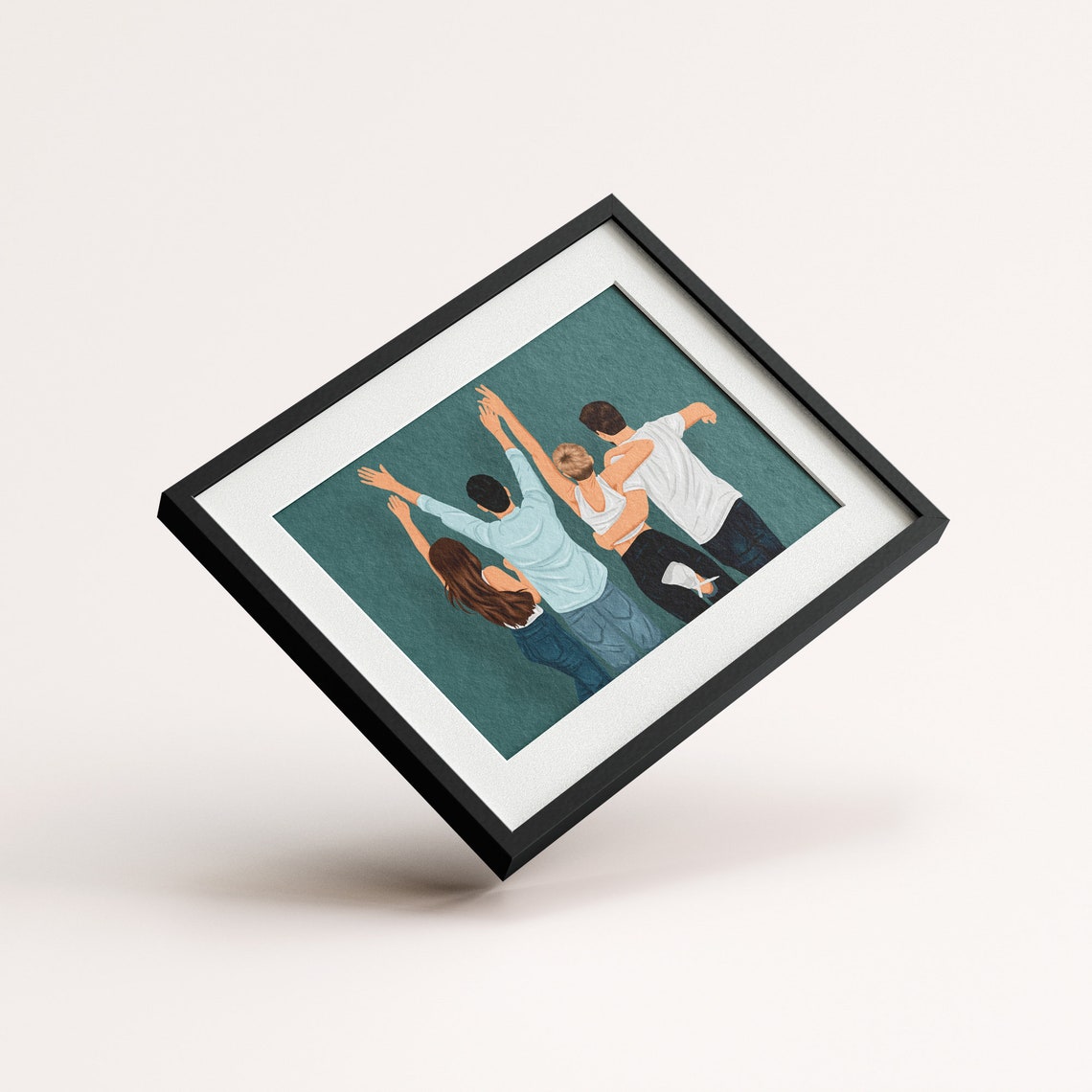 Custom Faceless Portrait Personalized Gift Photo Illustration Realistic Portrait Boyfriend Gift Minimalist Gift - Image 3