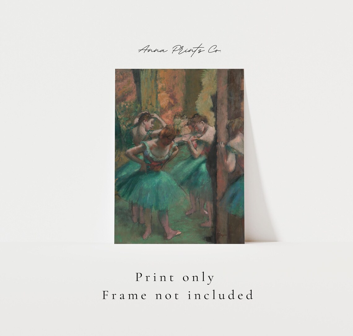 Degas Dancers Vintage Impressionist Art Print - Image 3