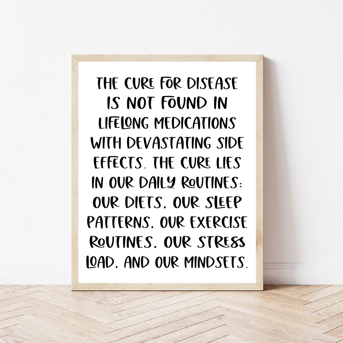 Holistic Health Immune System Wellness Art Print