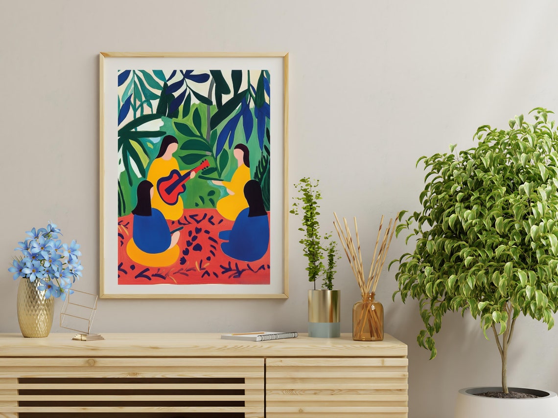 Henri Matisse Print Maximalist Wall Art Bold Abstract Art Dcor For Living Room Home Office - Image 3