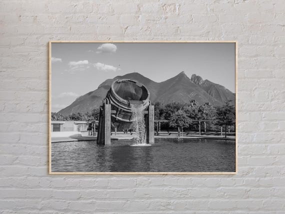 Black And White Monterrey Print Monterrey Art Monterrey Poster Monterrey Photo Monterrey Poster Print Monterrey Wall Decor Mexico