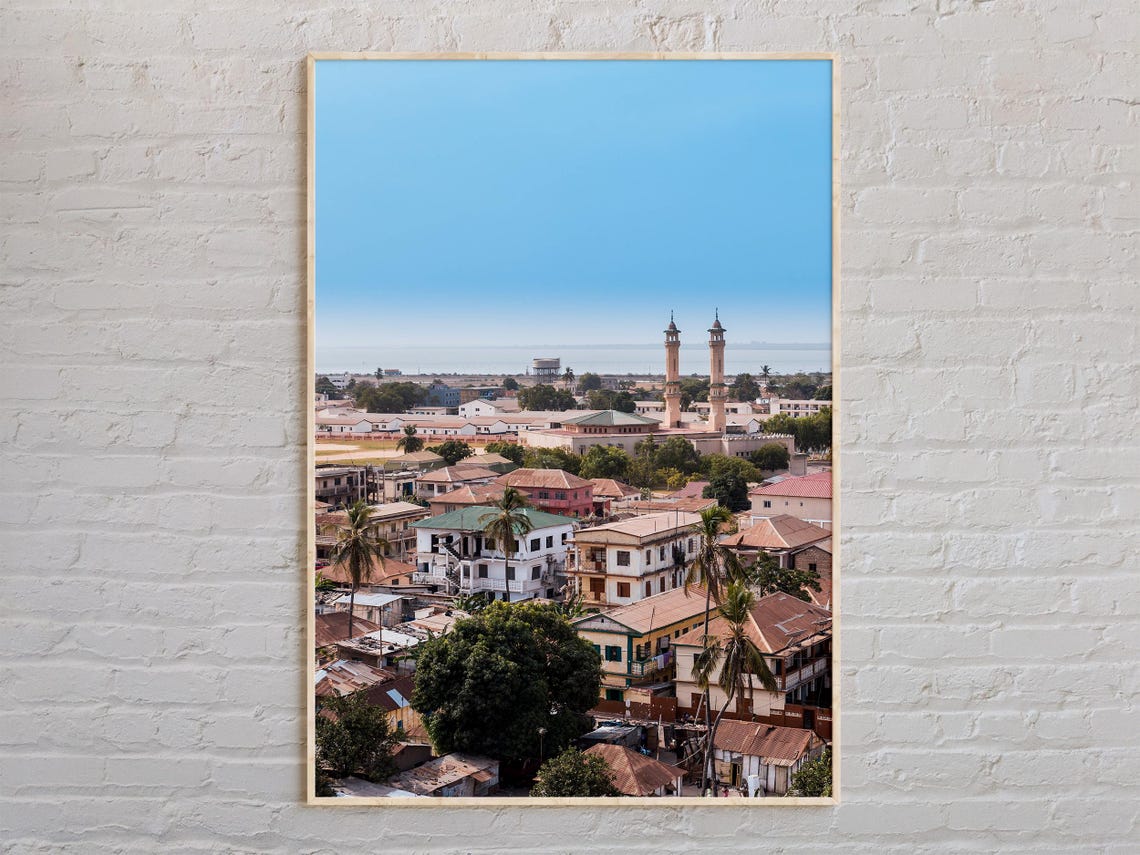Real Photo The Gambia Print The Gambia Wall Art The Gambia Poster The Gambia Photo The Gambia Poster Print The Gambia Wall Decor