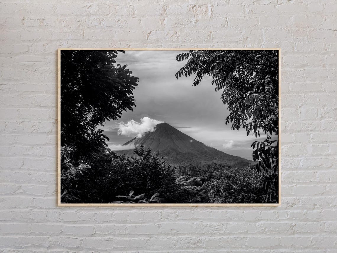 Black And White Nicaragua Print Nicaragua Wall Art Nicaragua Poster Nicaragua Photo Nicaragua Poster Print Nicaragua Wall Decor