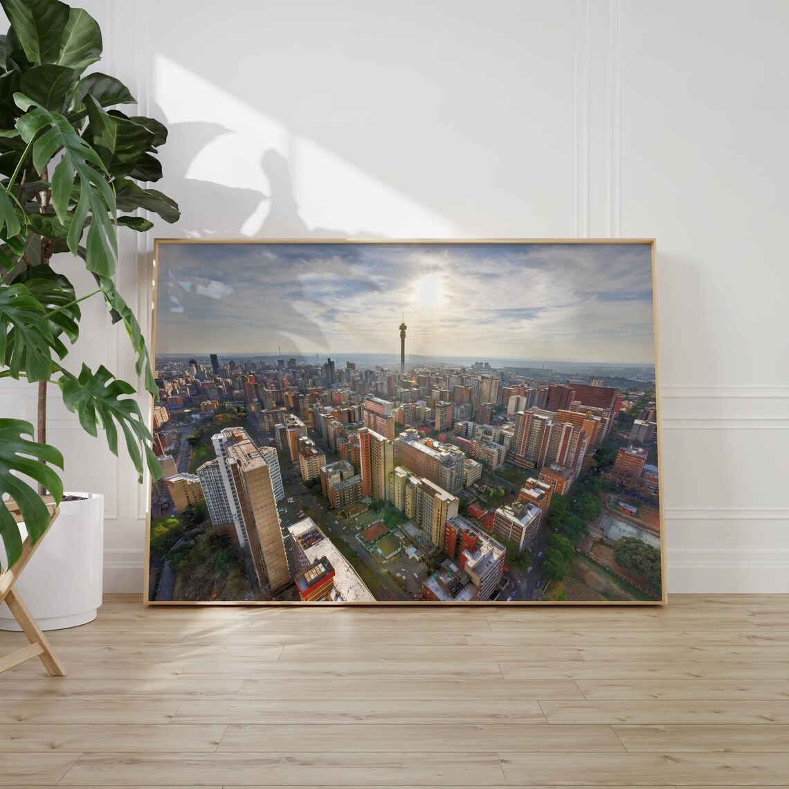 Johannesburg South Africa Aerial Downtown Hillbrow Tower View Poster - Image 2