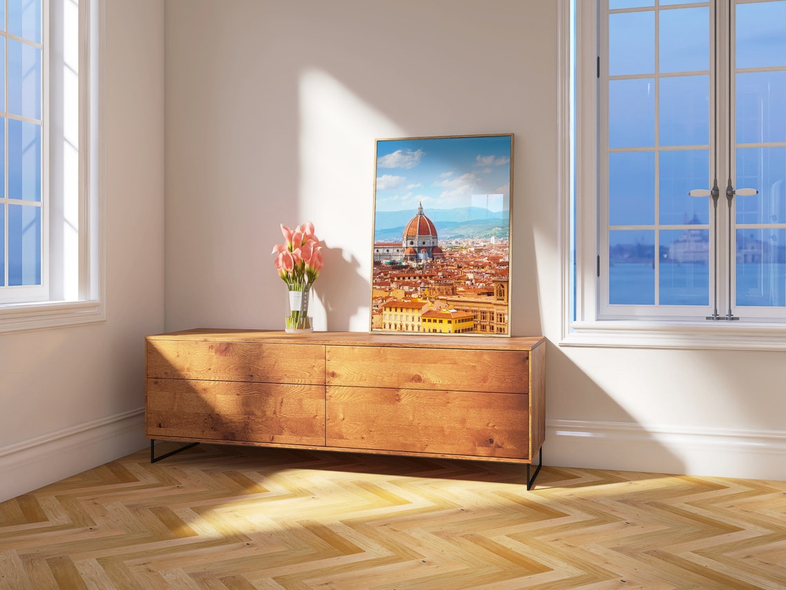 Florence Italy Duomo Cathedral over Bright Tuscan Rooftops Poster - Image 4