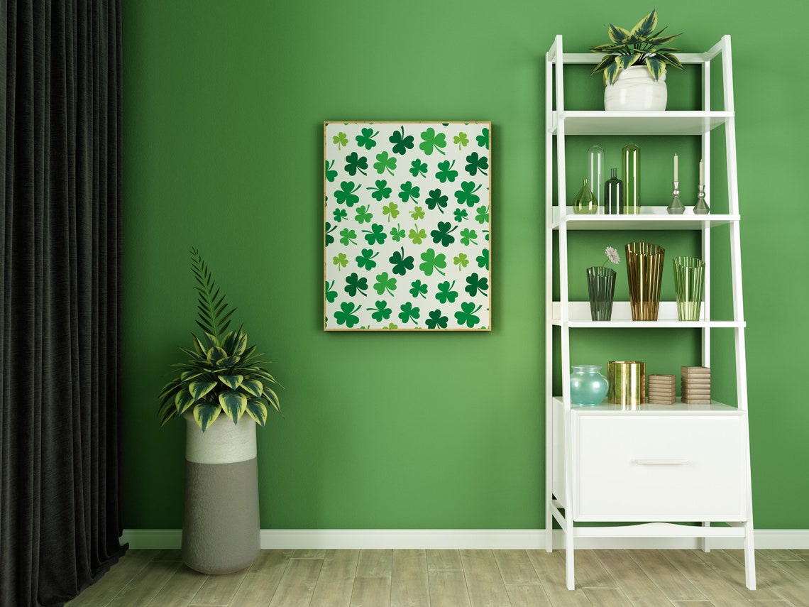 Clovers, St Patricks Day Lucky Poster - Image 2