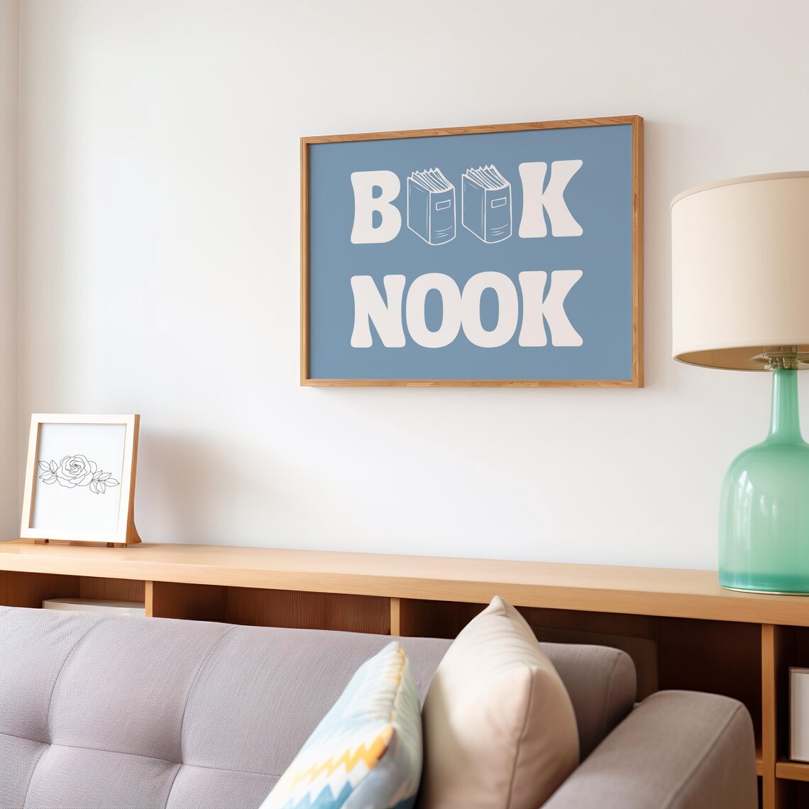 Book Nook Reading Nook Art Print for Book Lovers - Image 3