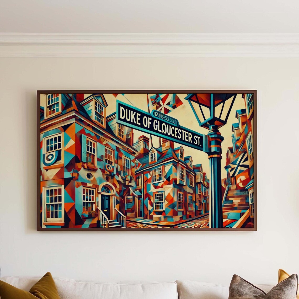 Duke Of Gloucester Street Williamsburg Travel Poster