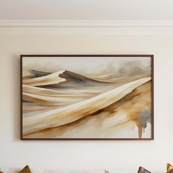 Nature Gift Dunes Wall Art Print Sand Desert Home Decor Housewarming New Family Minimalist