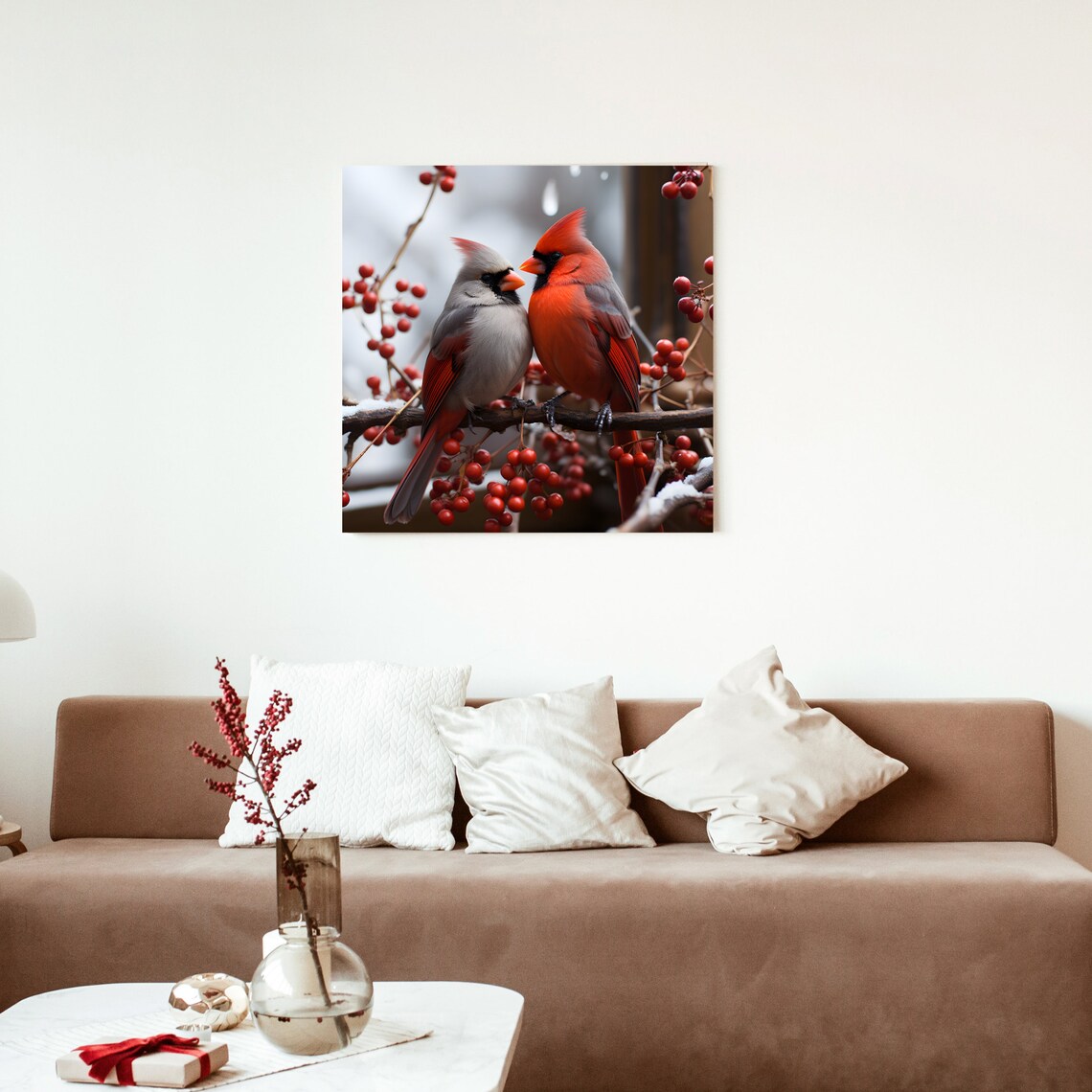 Cardinal Couple Love Bird Animal Lover Gift - Image 2
