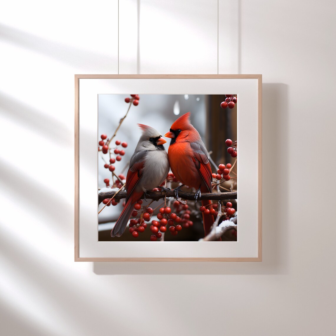 Cardinal Couple Love Bird Animal Lover Gift - Image 3