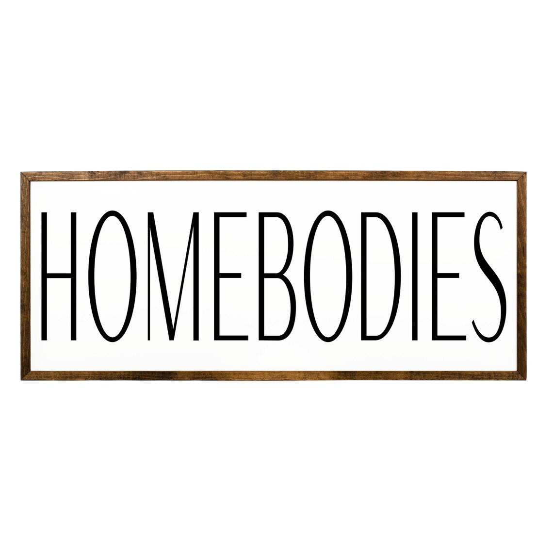 Homebodies Minimalist Typography Entryway Bench Farmhouse Wall Art Poster - Image 2