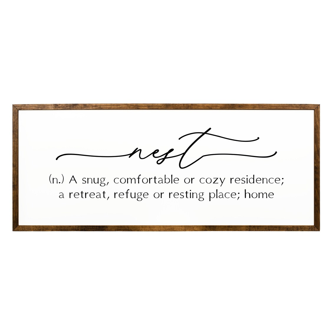 Nest Definition Farmhouse Living Room Wall Art Print - Image 2