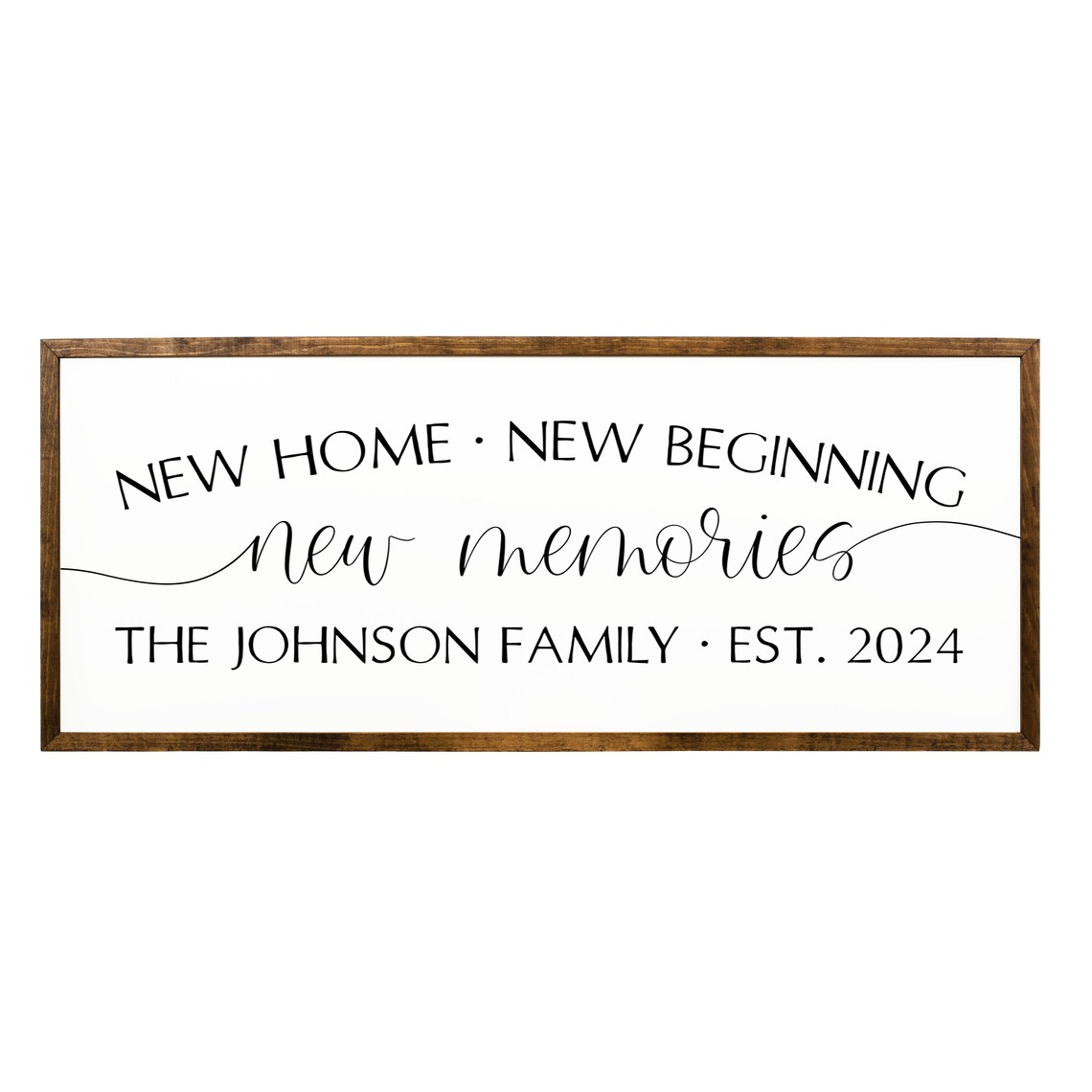 Personalized New Home Sign, New Memories Wall Art Print - Image 2