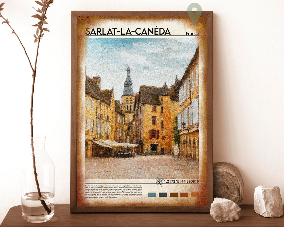 Sarlat La Canda Print Sarlat La Canda Wall Art Sarlat La Canda Poster Sarlat La Canda Photo Sarlat La Canda Travel France Poster - Image 6
