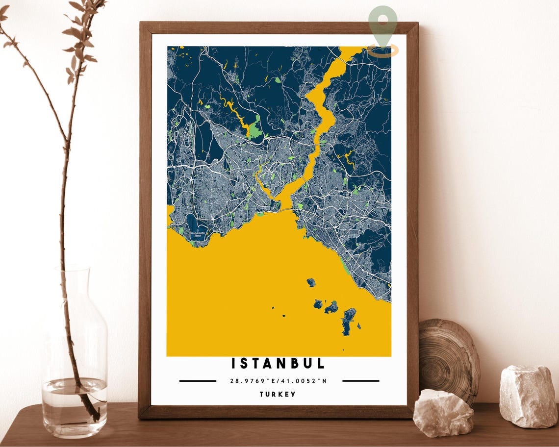Istanbul Map Istanbul Map Print Istanbul Wall Art Istanbul Travel Poster Istanbul Poster Istanbul Photo Istanbul City Istanbul Turkey
