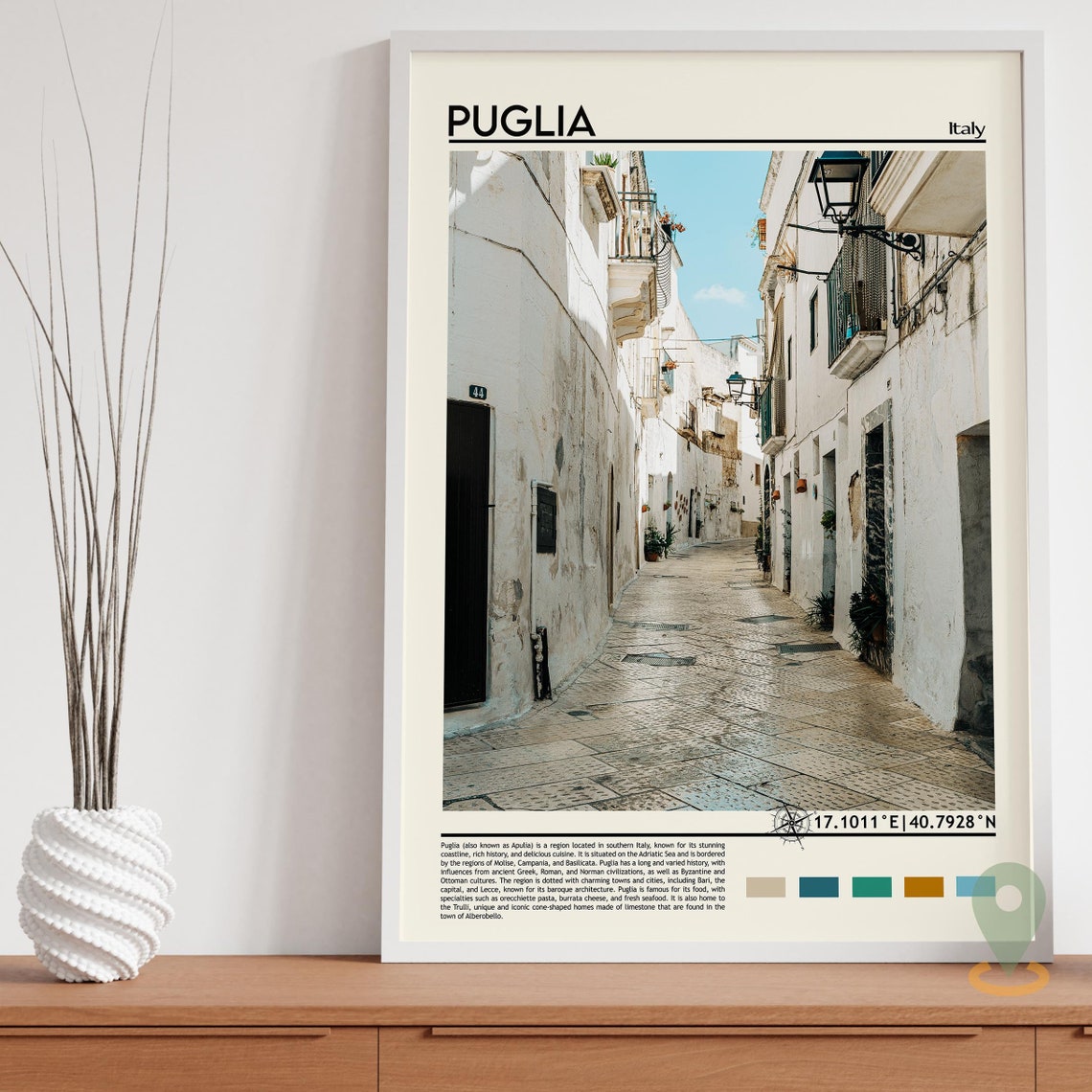 Puglia Print Puglia Poster Puglia Wall Art Puglia Travel Print Puglia Art Print Puglia Artwork Puglia Photo Italy Print - Image 5