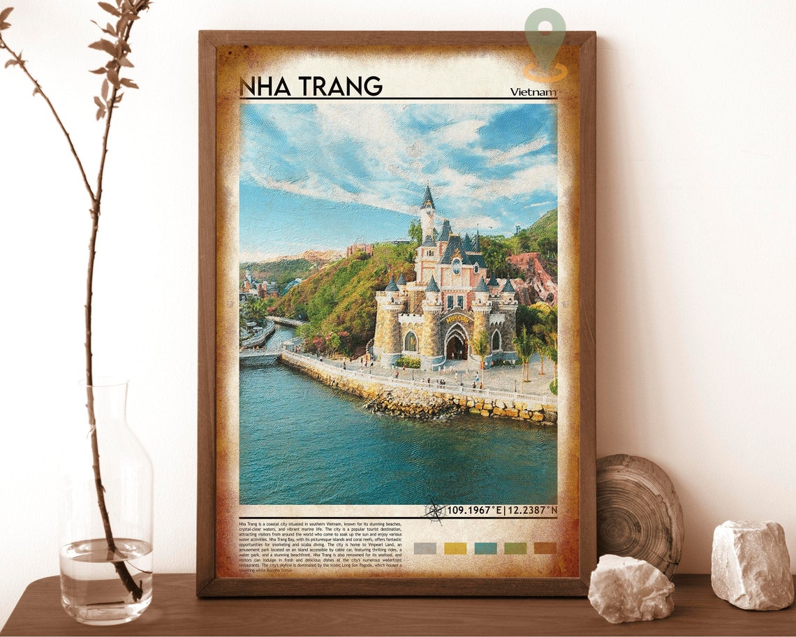 Nha Trang Print Nha Trang Wall Art Nha Trang Poster Nha Trang Photo Nha Trang Poster Print Nha Trang Decor Vietnam Poster Print - Image 6