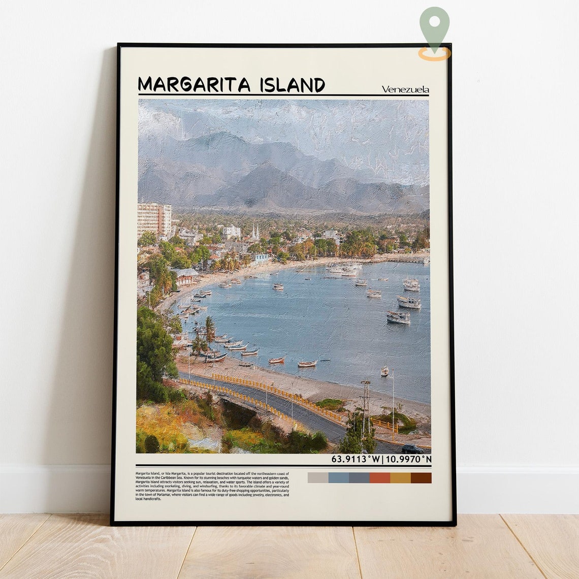 Isla De Margarita Margarita Island Print Margarita Island Wall Art Margarita Island Poster Margarita Island Photo Isla De Margarita Art - Image 4