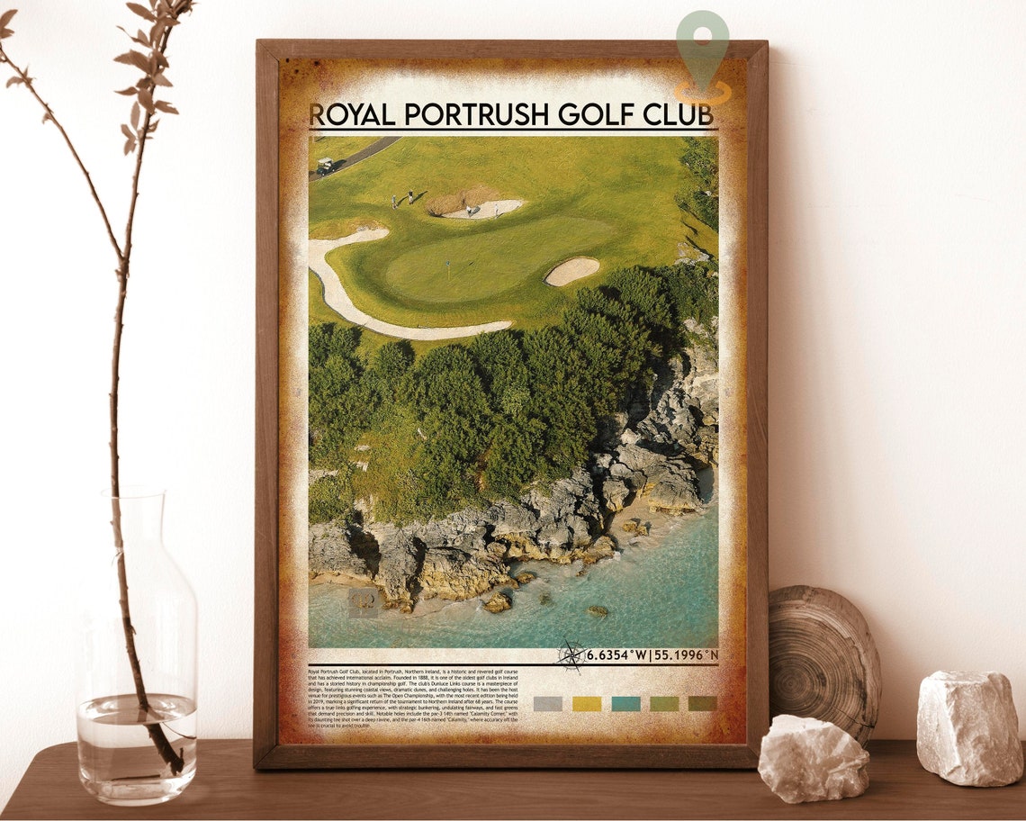 Royal Portrush Ireland Print Golf Print Ireland Poster Travel Poster Print Travel Print Wild Atlantic Way Art Prints Northern Ireland - Image 6