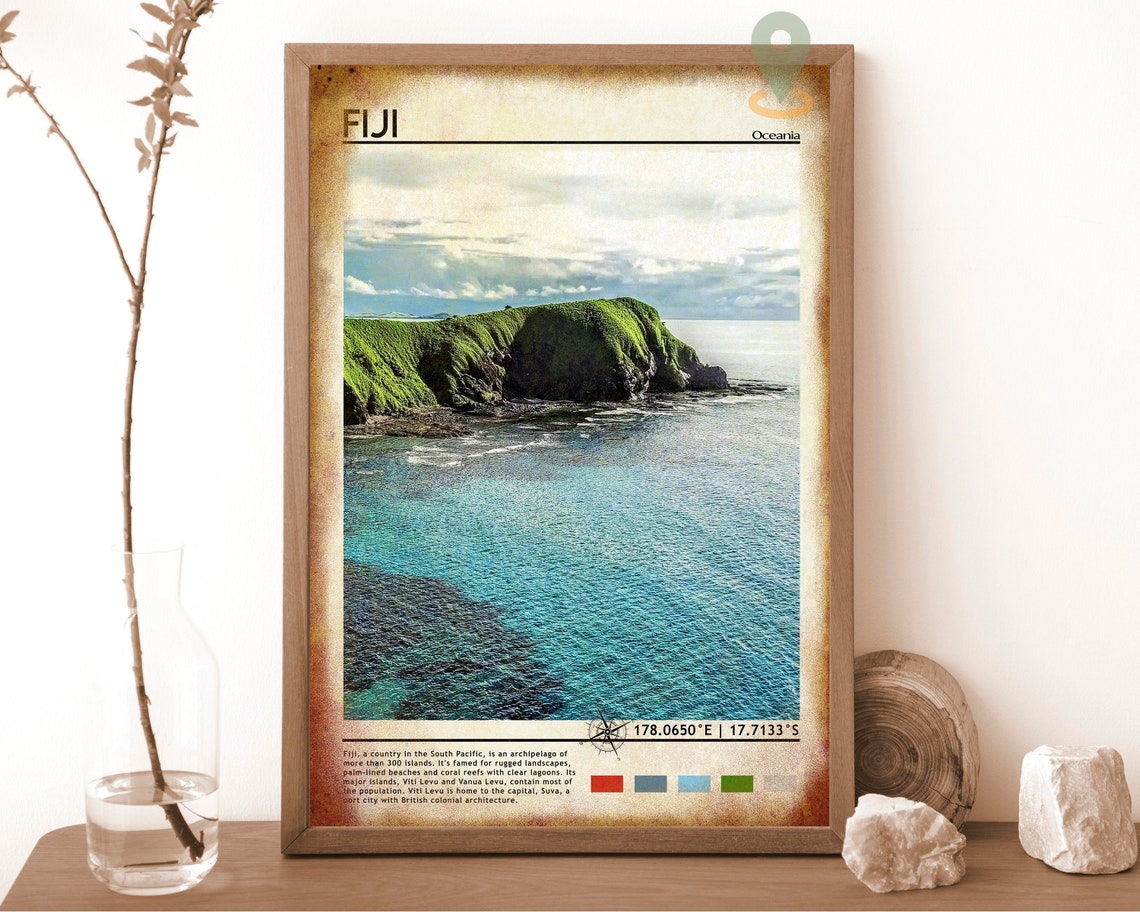 Fiji Print Fiji Poster Fiji Wall Art Fiji Art Print Fiji Artwork Fiji Photo Fiji Photography Fiji Landscape Fiji Decor Fiji Travel - Image 6