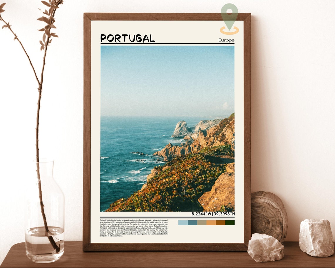 Portugal Print Portugal Wall Art Portugal Poster Portugal Photo Portugal Poster Print Portugal Wall Dcor Portugal Travel Poster