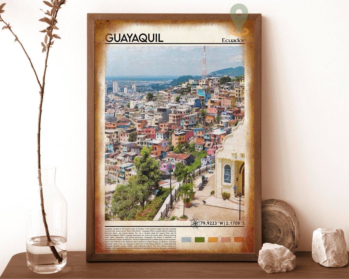 Guayaquil Poster Print Guayaquil Wall Art Guayaquil Poster Guayaquil Photo Santiago De Guayaquil Wall Decor Ecuador Poster Guayas - Image 6