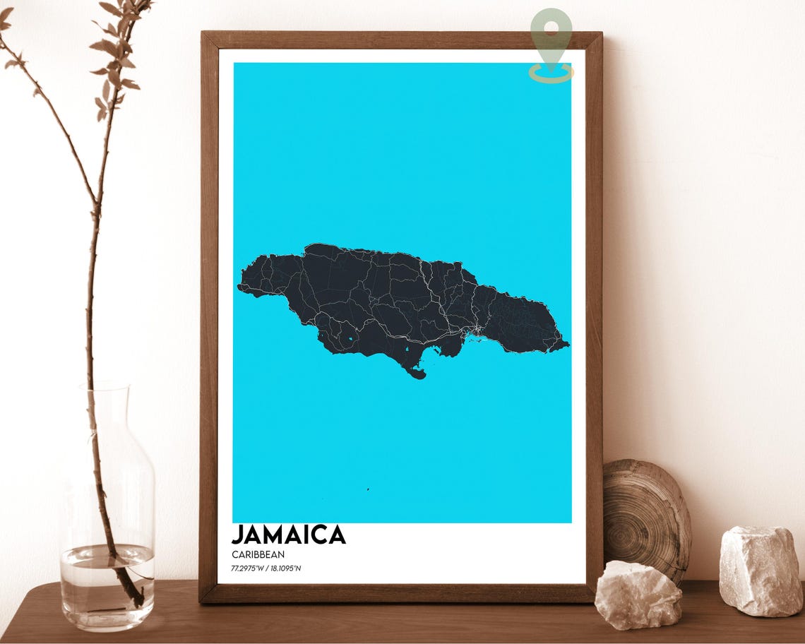Jamaica Print Jamaica Wall Art Jamaica Poster Jamaica Photo Jamaica Poster Print Jamaica Travel Poster Jamaica Island Poster - Image 5