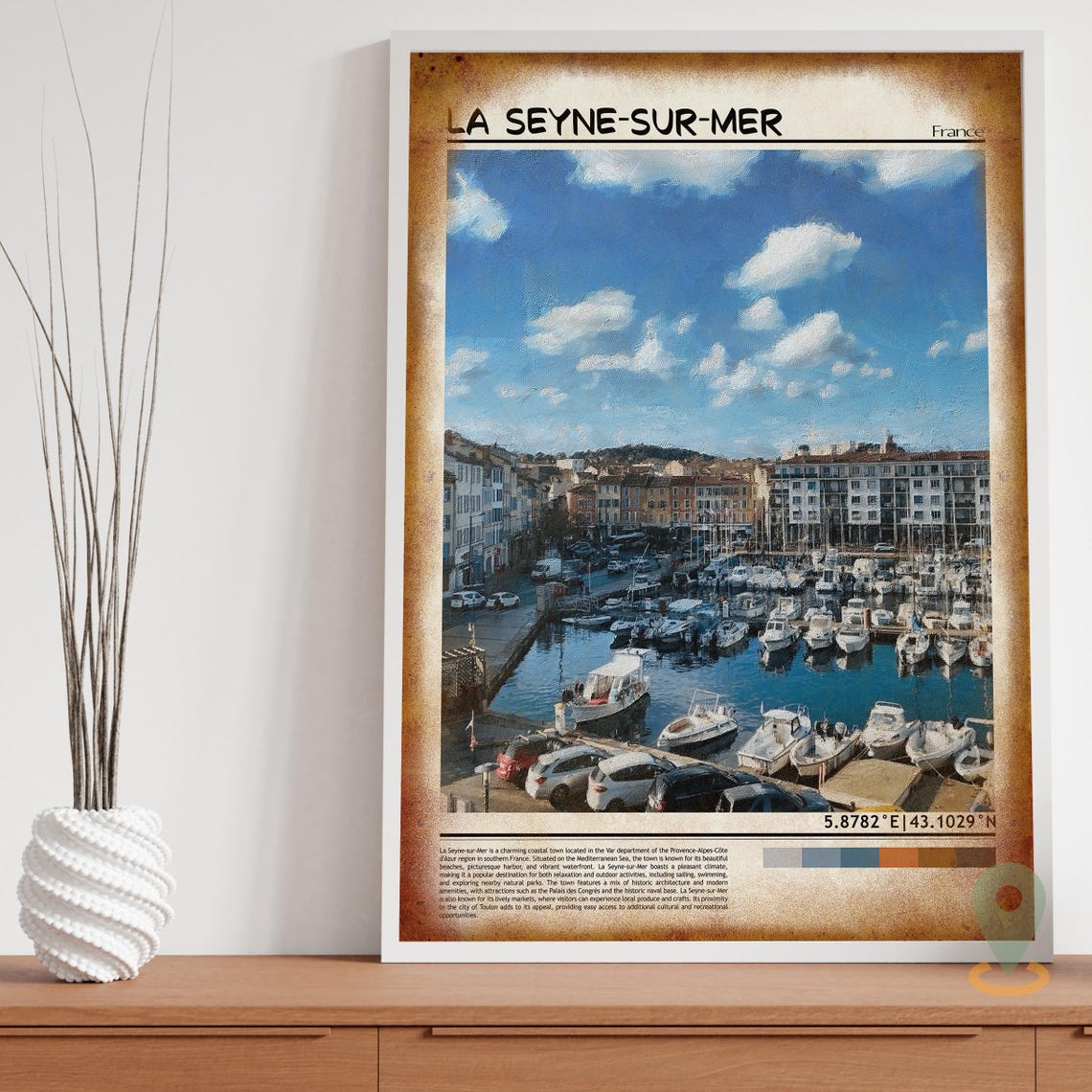 La Seyne Sur Mer Print La Seyne Sur Mer Wall Art La Seyne Sur Mer Poster La Seyne Sur Mer Photo La Seyne Sur Mer France - Image 5