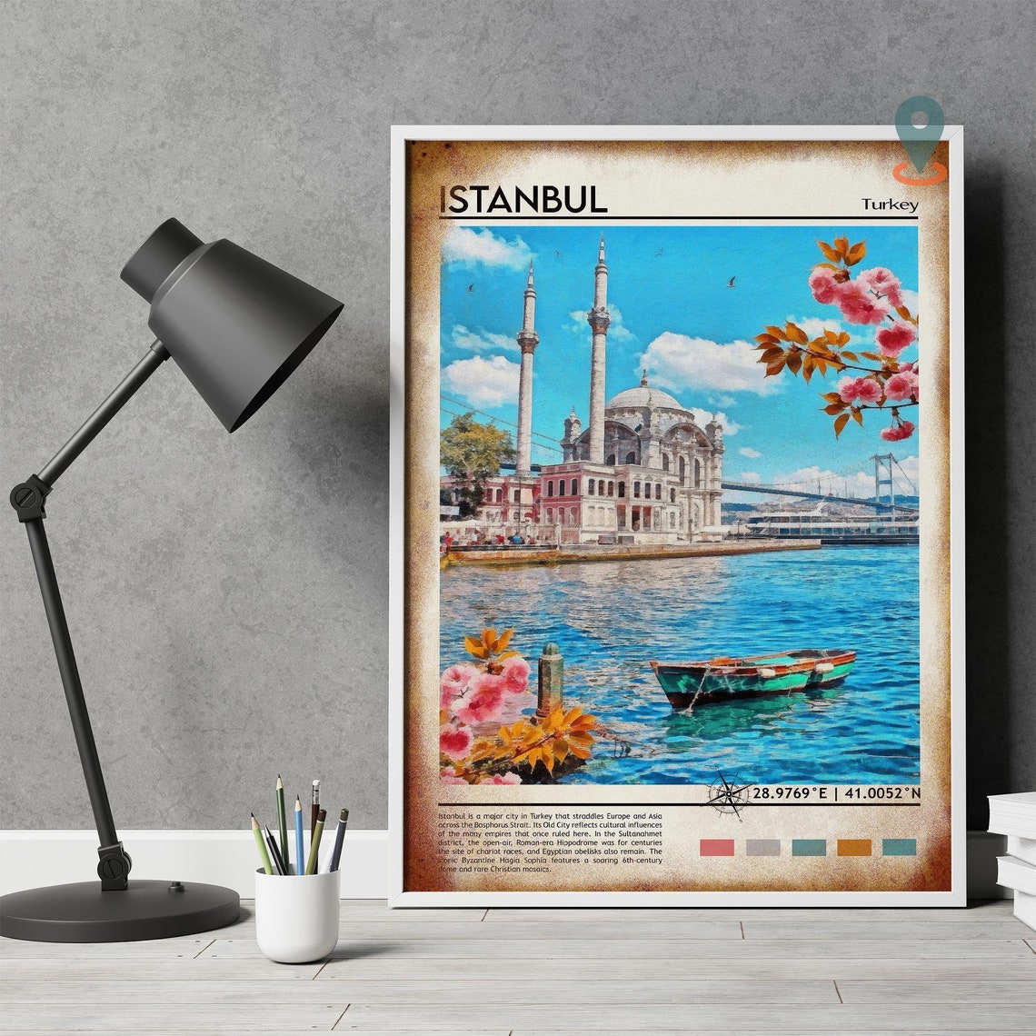 Istanbul Print Istanbul Poster Istanbul Wall Art Istanbul Travel Istanbul Art Print Istanbul Artwork Istanbul Photo Istanbul Turkey - Image 4