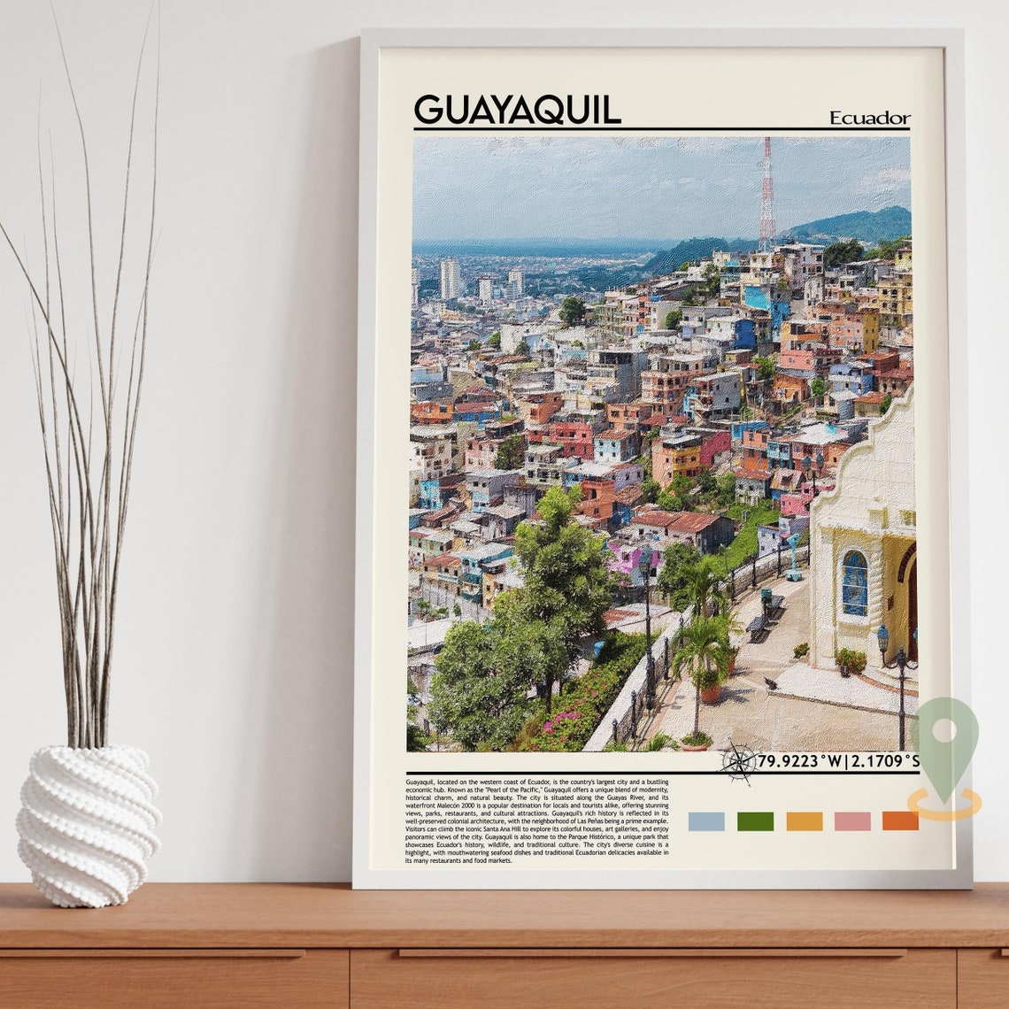 Guayaquil Poster Print Guayaquil Wall Art Guayaquil Poster Guayaquil Photo Santiago De Guayaquil Wall Decor Ecuador Poster Guayas - Image 5