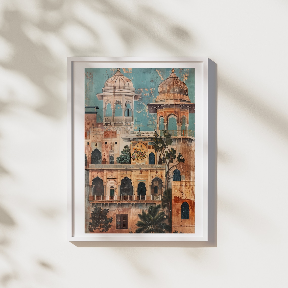 Jaipur Inspired Indian Architecture Art Print