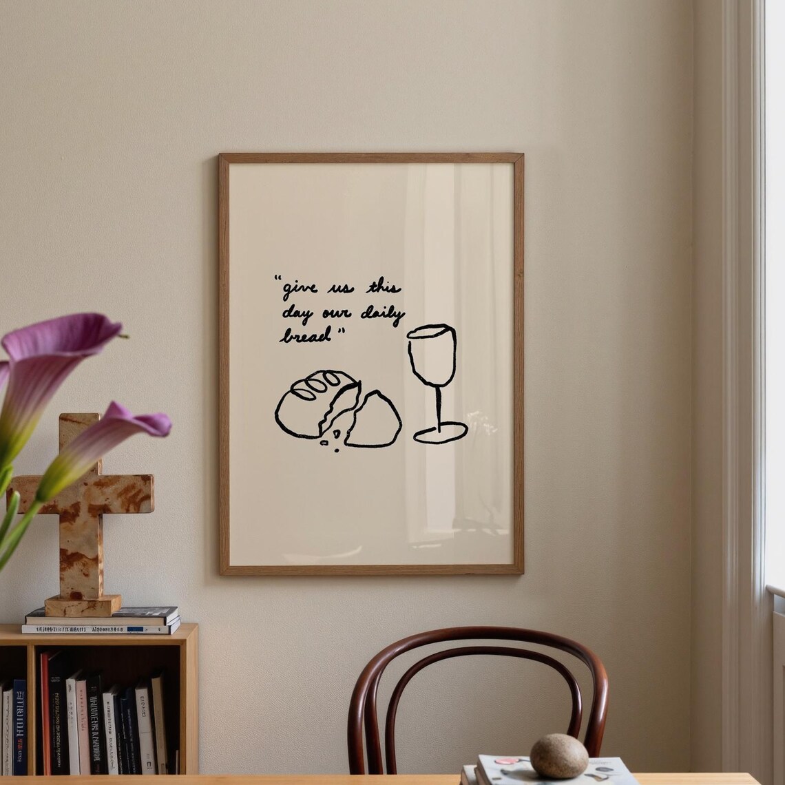 Christian Minimalist Daily Bread Bible Verse
