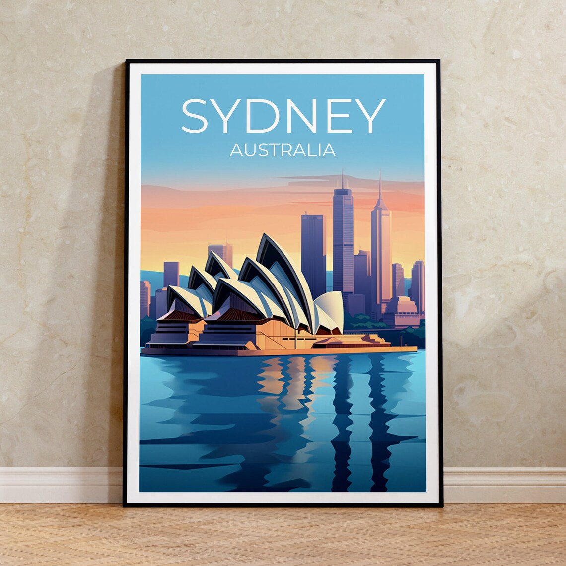 Sydney Opera House Travel Poster, Australia City