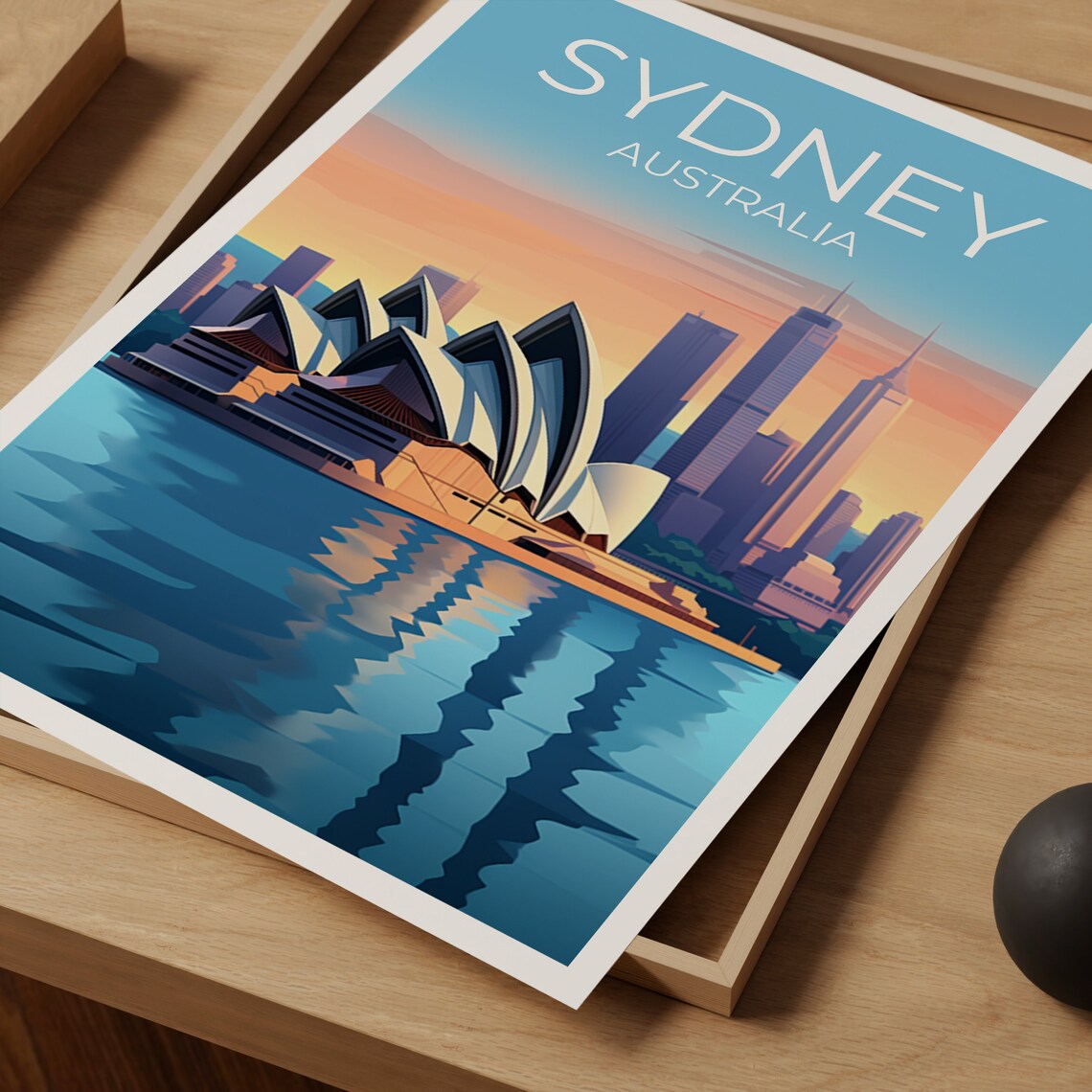 Sydney Opera House Travel Poster, Australia City - Image 3