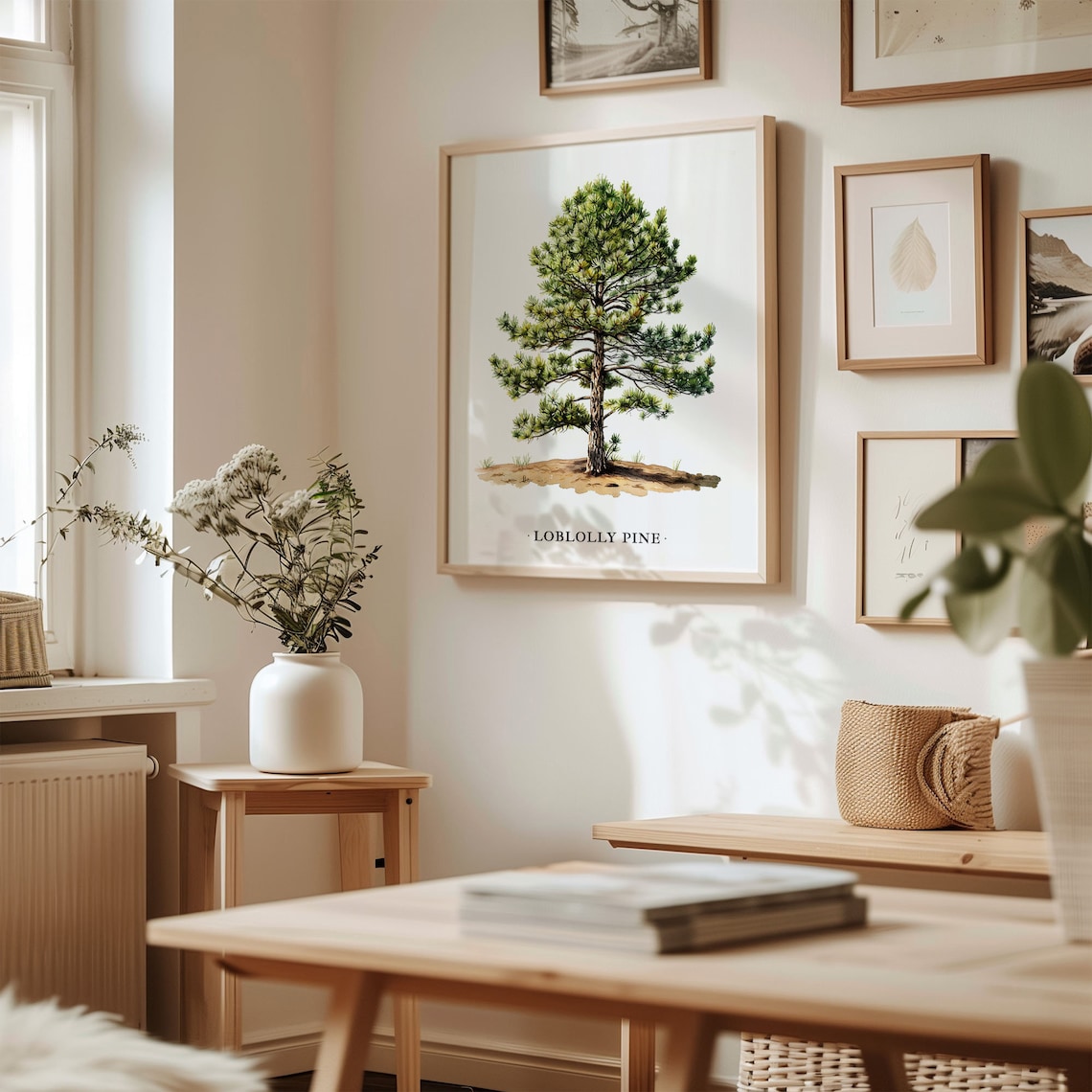 Loblolly Pine Tree Art Print, Botanical Decor - Image 2