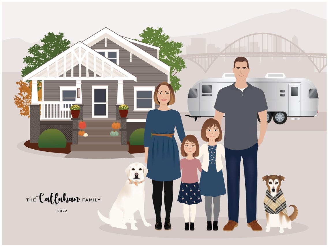 Family Portrait Add-On Pet - Image 2